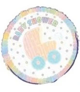 18" Baby Shower Carriage Balloon