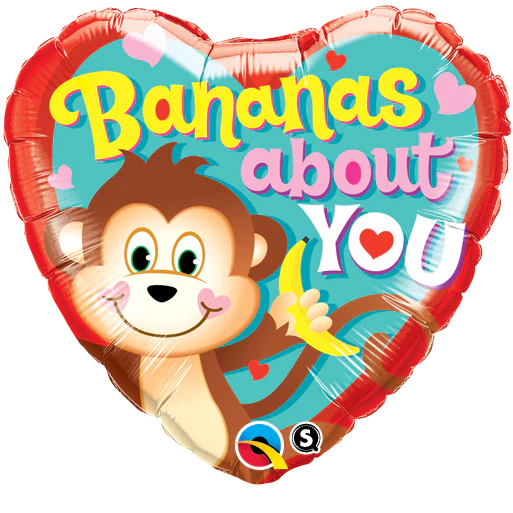 18" Bananas About You Balloon