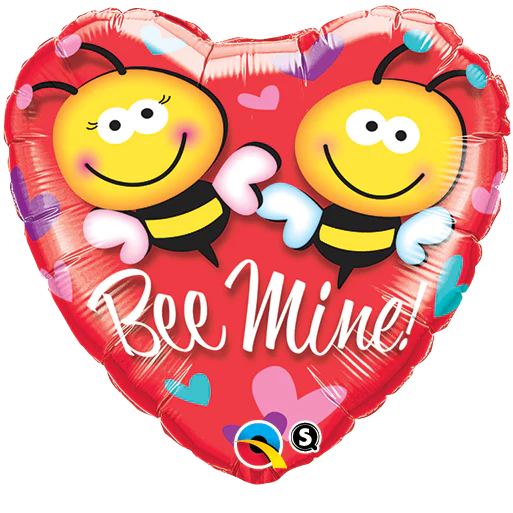18" Bee Mine Balloon