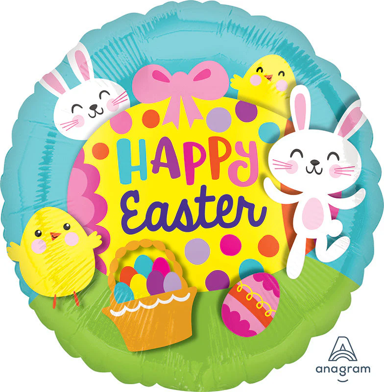18" Big Egg Easter Foil Balloon