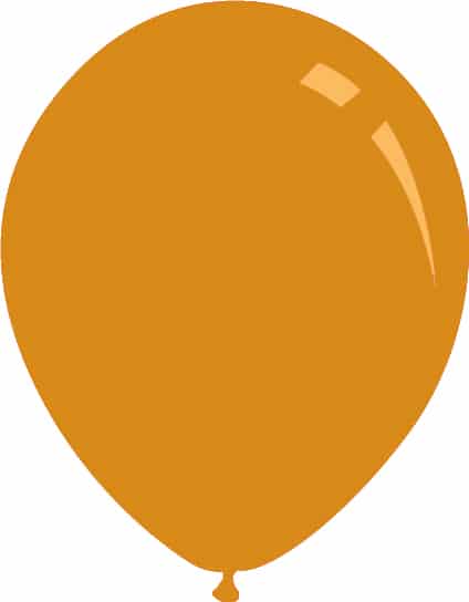 18" Deco Mocha Brown Decomex Latex Balloons (25 Per Bag)