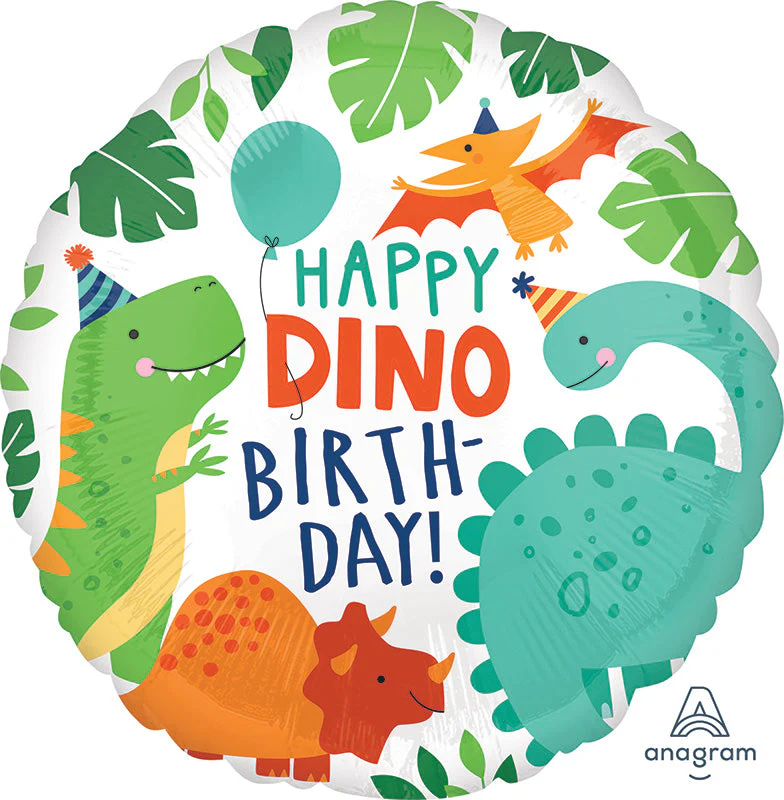 18" Dinomite Party Foil Balloon
