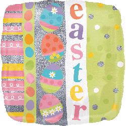 18" Easter Holographic Square Balloon