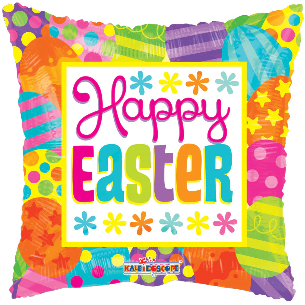 18" Easter Square Balloon