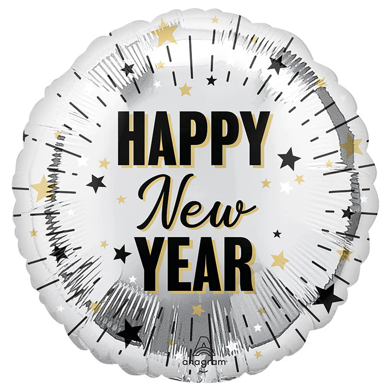 18" Elegant New Year Celebration Foil Balloon