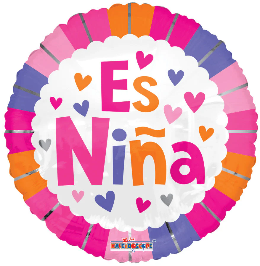 18" Es Una Niña Balloon (Spanish)