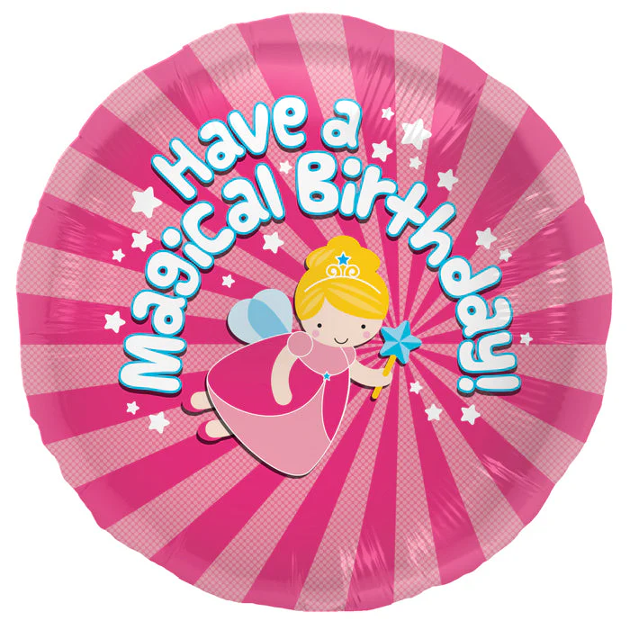 18" Foil Balloon Magical Birthday