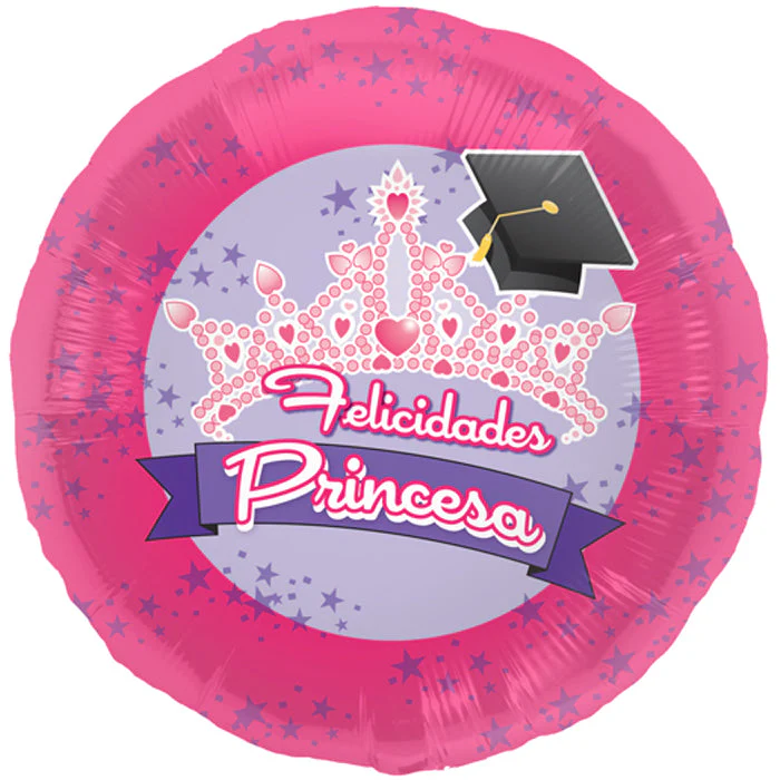 18" Foil Balloon Spanish Grad Princess