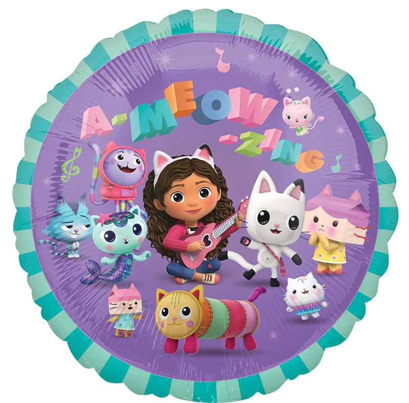 18" Gabby's Dollhouse Foil Balloon