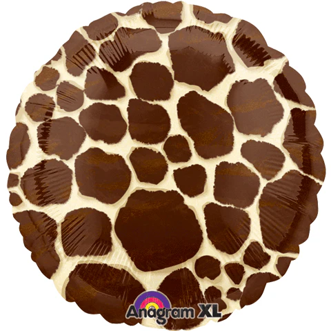 18" Giraffe Balloon Packaged