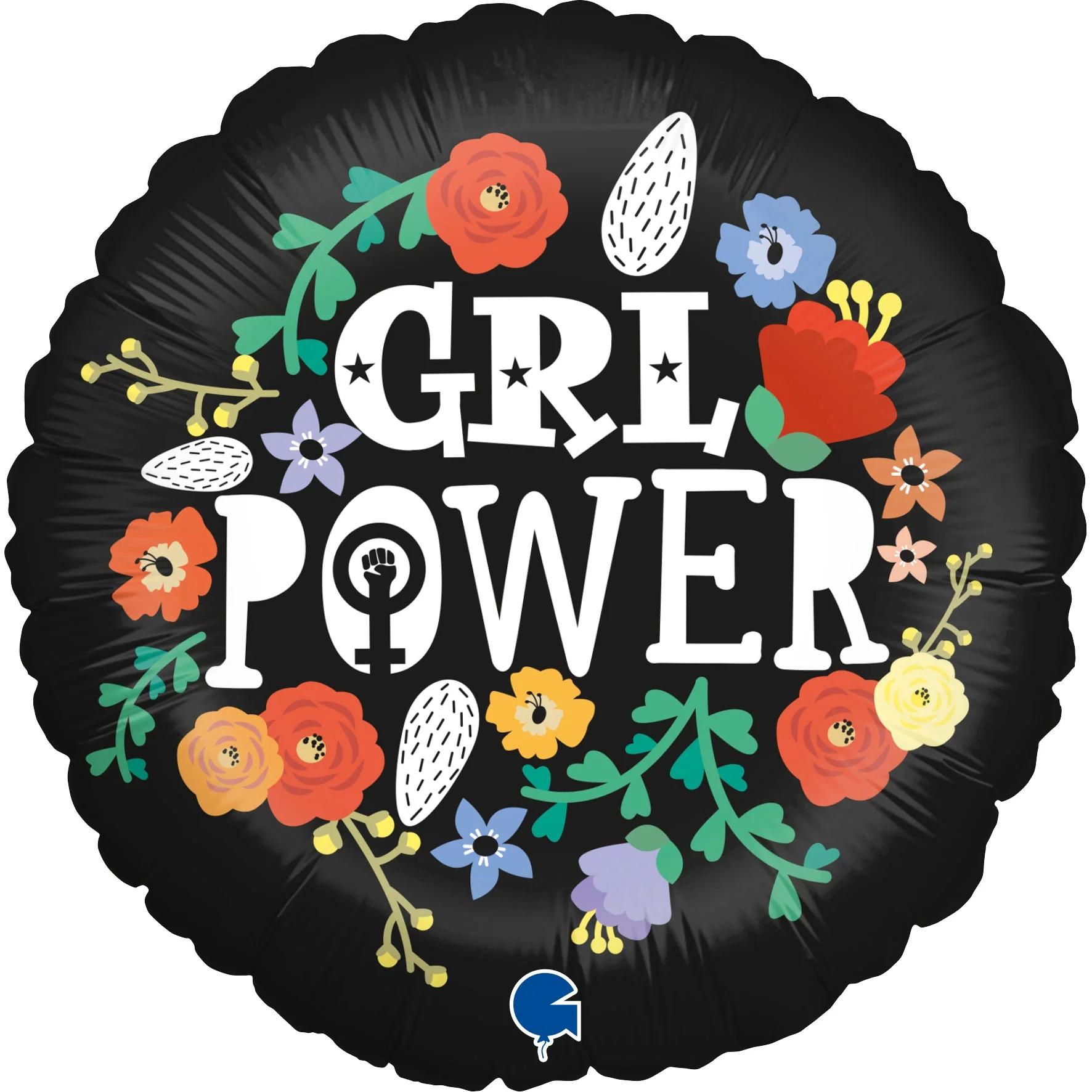 18" Girl Power Foil Balloon