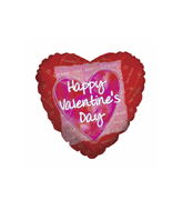18" Happy Valentine´S Collage Red Balloon