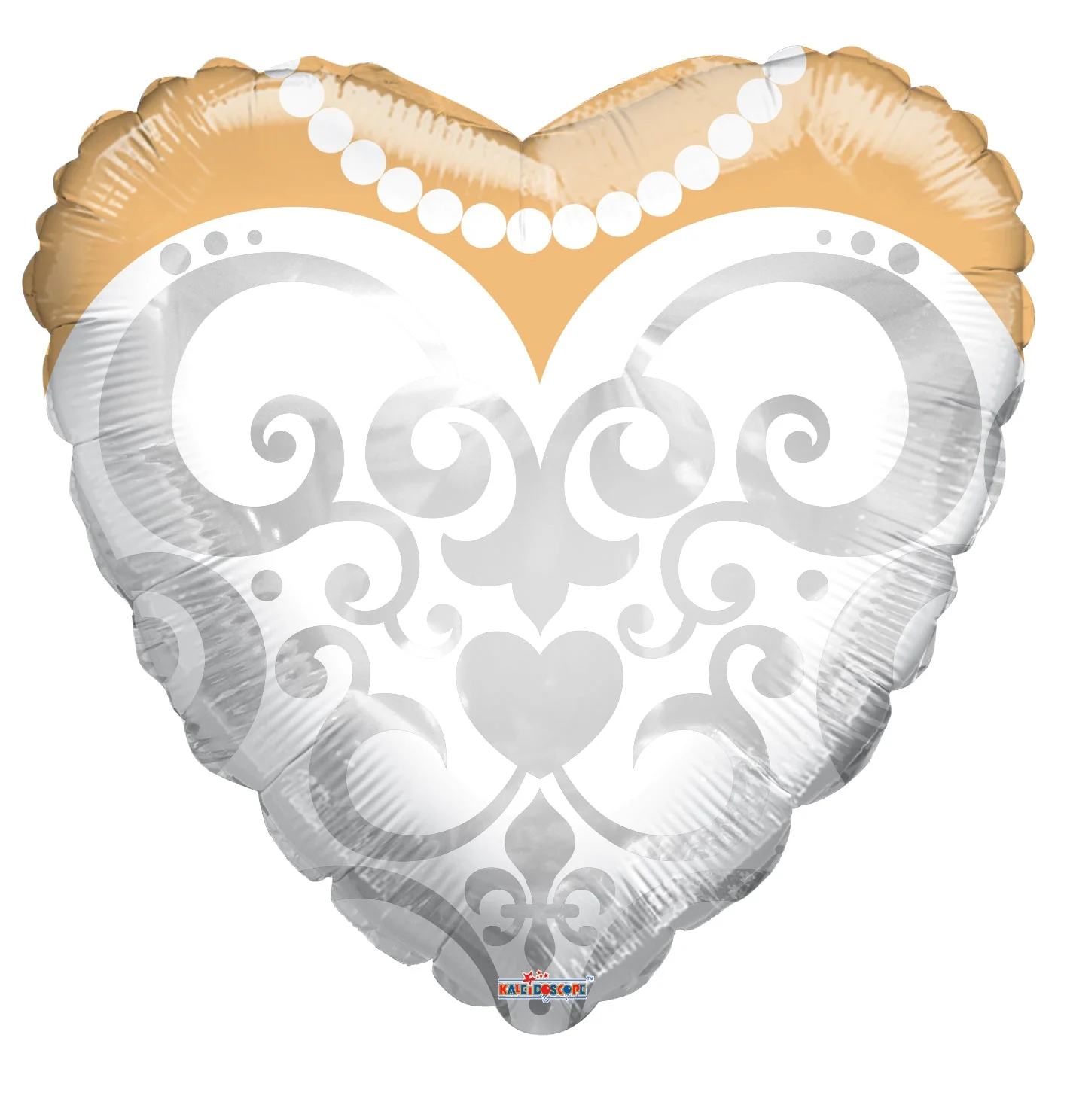 18" Heart Bride's Dress Balloon