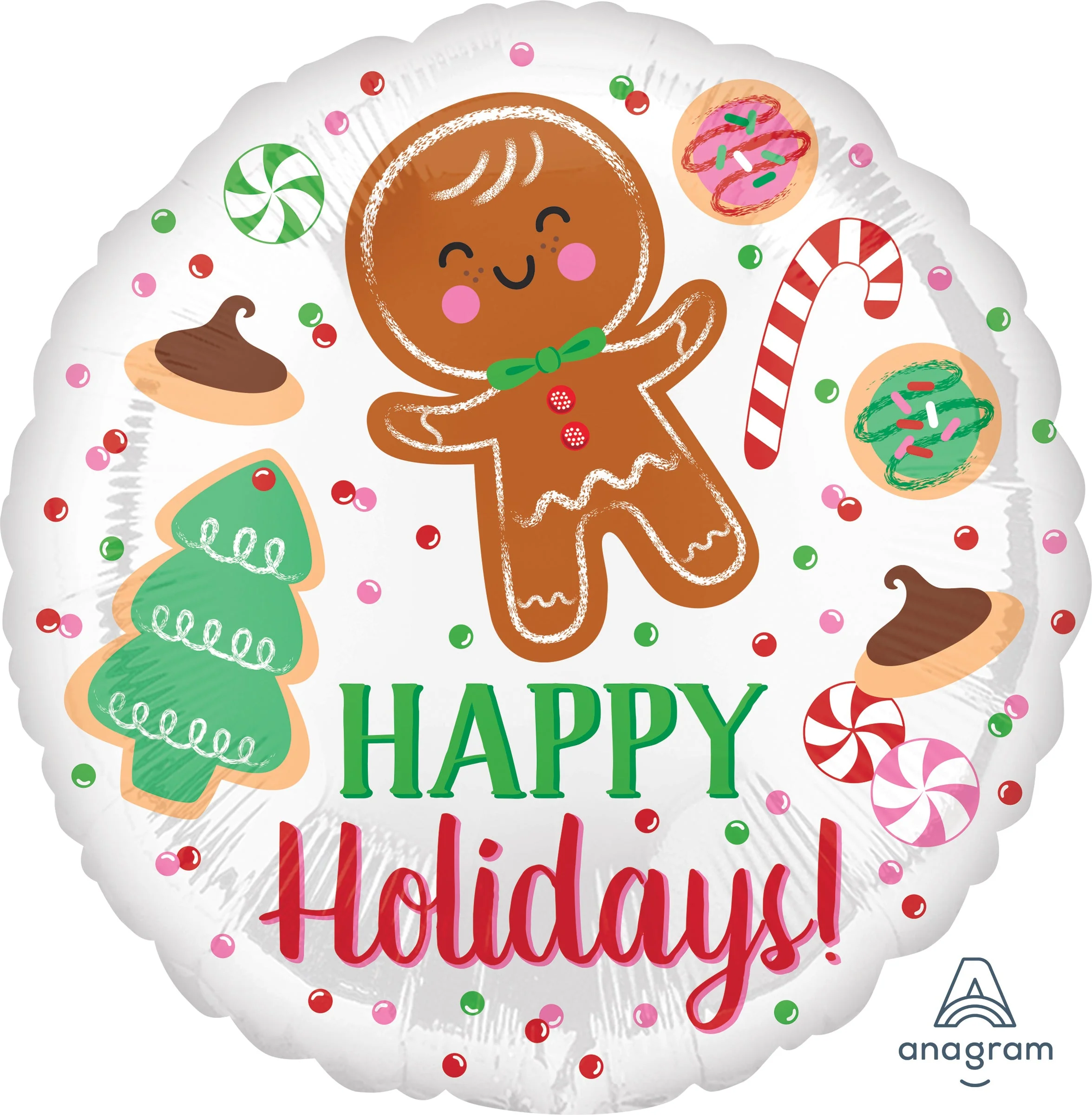 18" Holiday Cookies Balloon