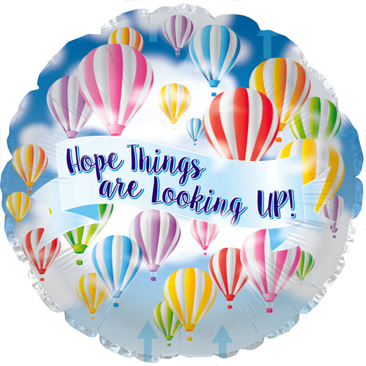 18" Hope Looking Up! Foil Balloon