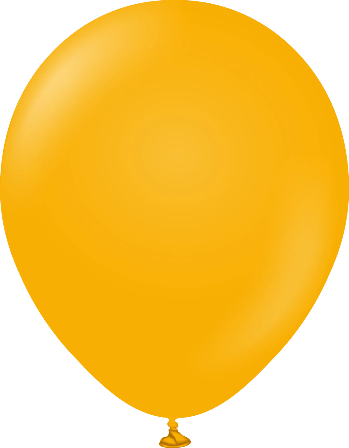 18" Kalisan Latex Balloons Standard Amber (25 Per Bag)
