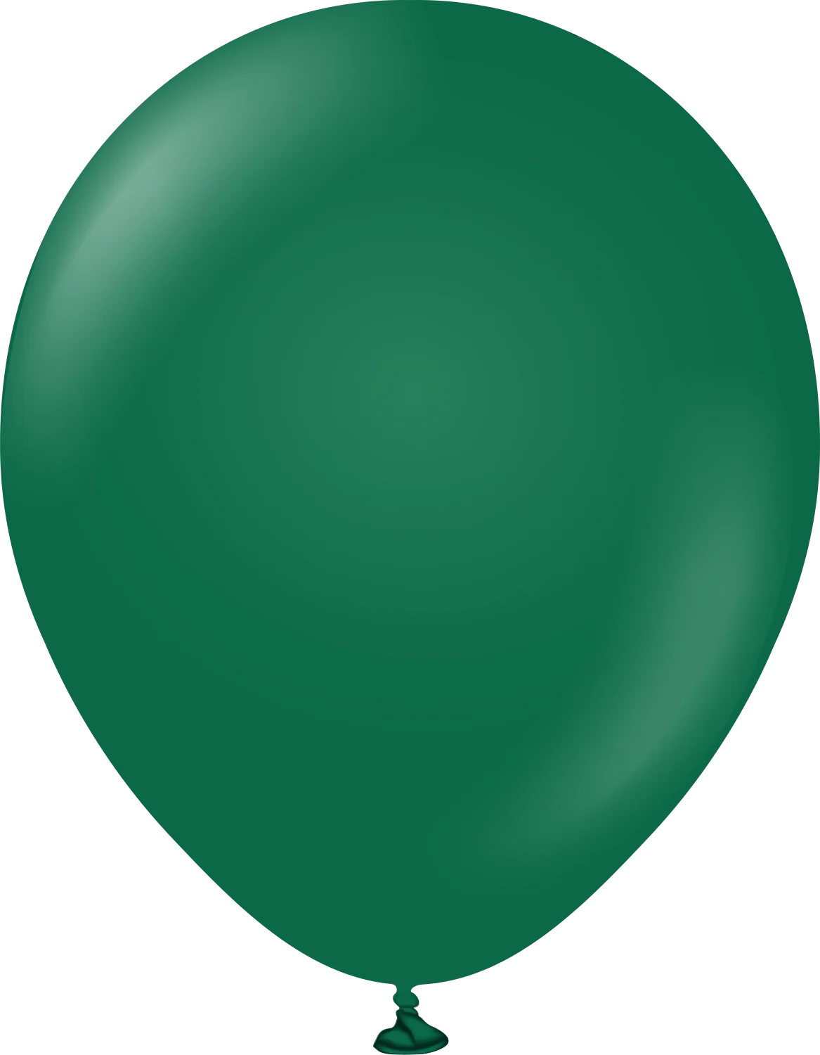 18" Kalisan Latex Balloons Standard Dark Green (25 Per Bag)