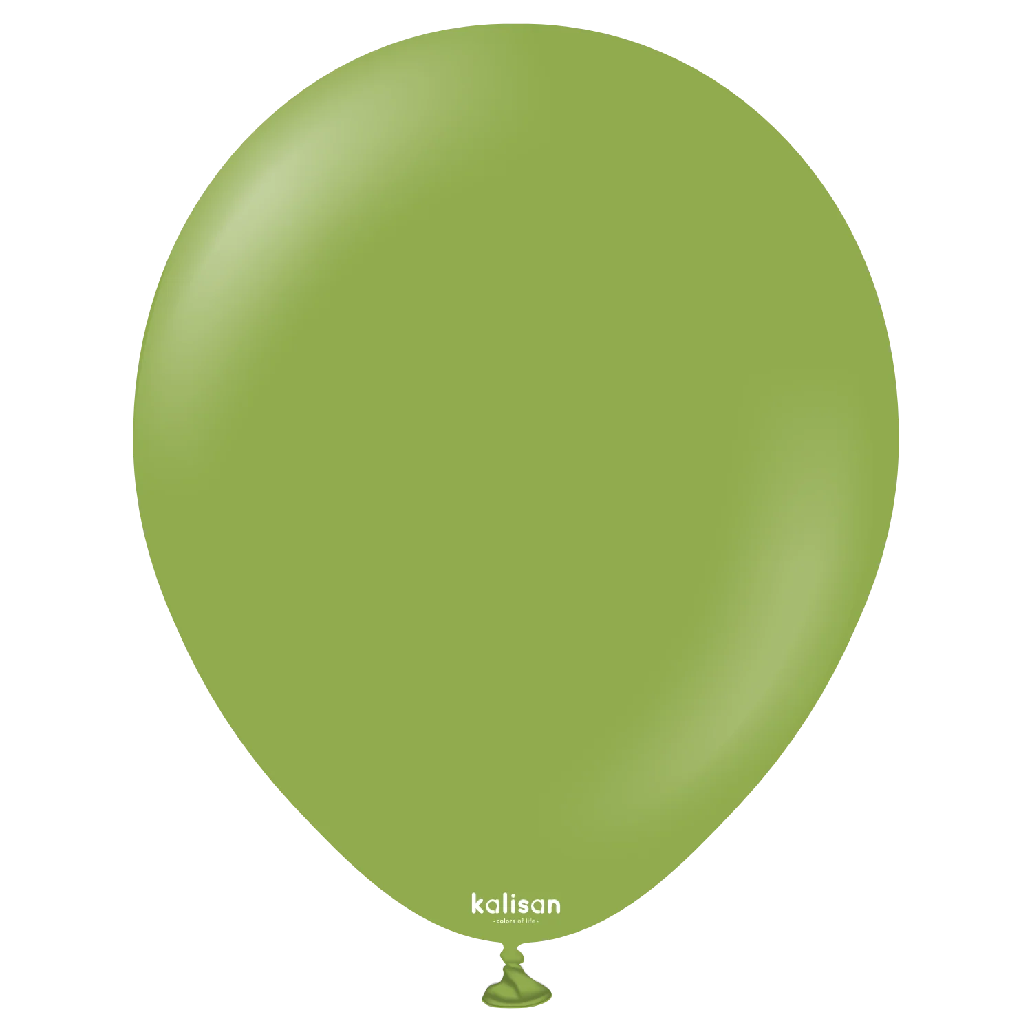 18" Kalisan Latex Balloons Standard Matcha Green (25 Per Bag)