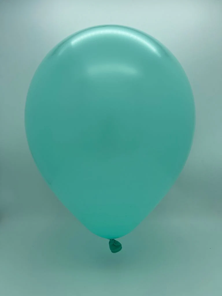 18" Kalisan Latex Balloons Standard Sea Green (25 Per Bag) - Image 2
