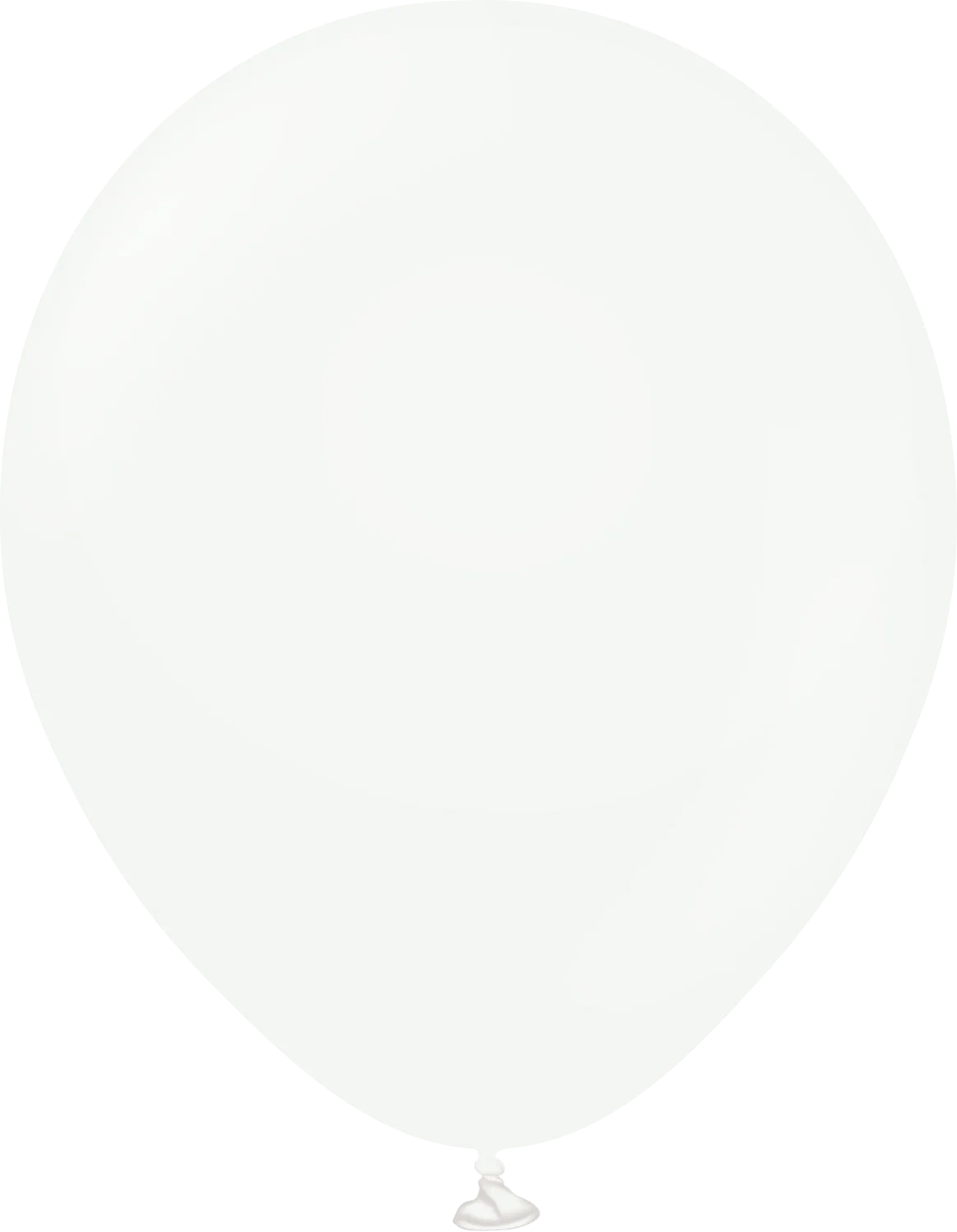 18" Kalisan Latex Balloons Standard White (25 Per Bag)