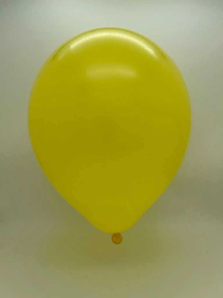 18" Kalisan Latex Balloons Standard Yellow (25 Per Bag) - Image 2