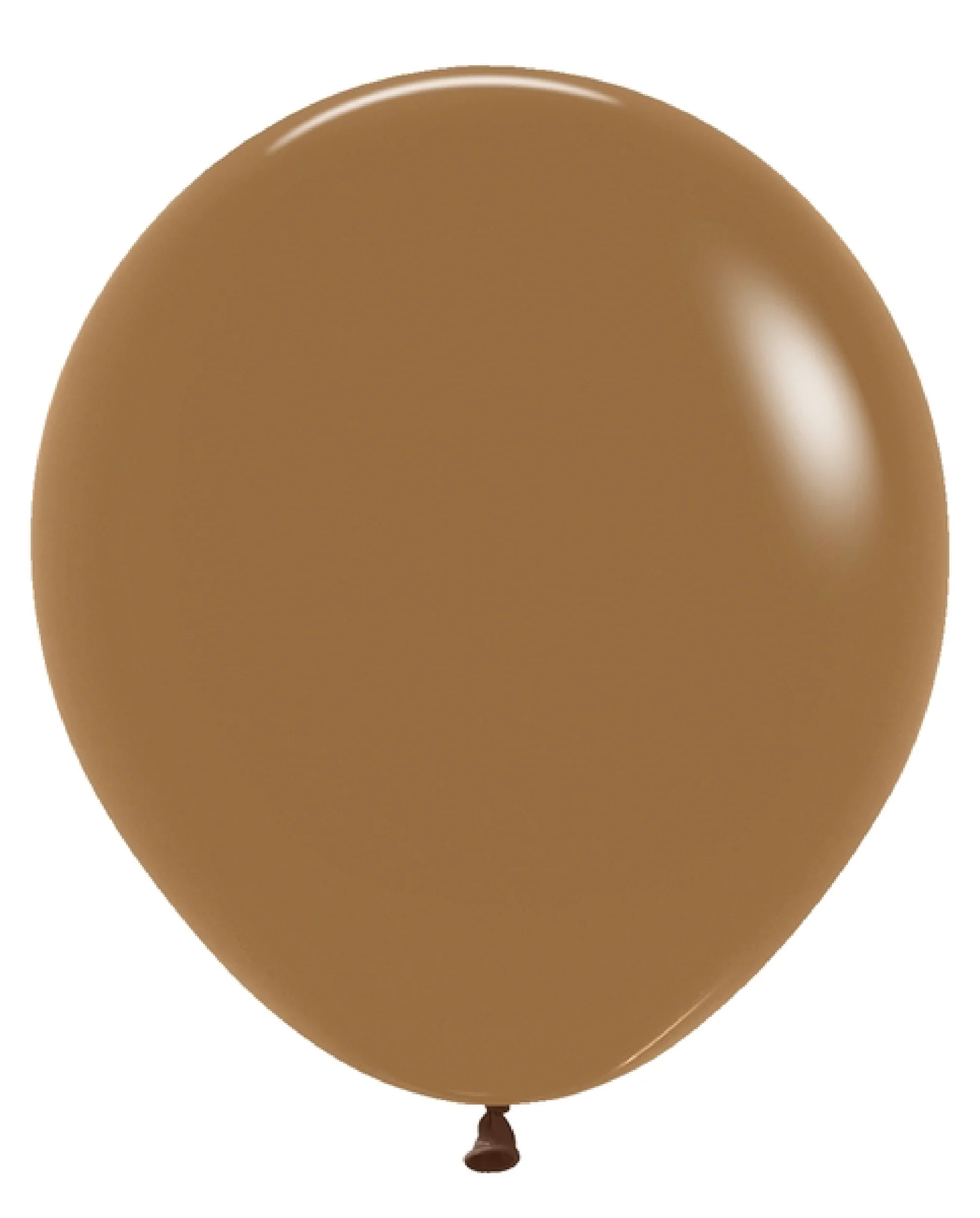 18" Latex Balloons (25 Per Bag) Deluxe Mocha Sempertex/Betallatex