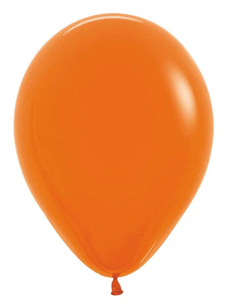 18" Latex Balloons (25 Per Bag) Fashion Orange Sempertex/Betallatex