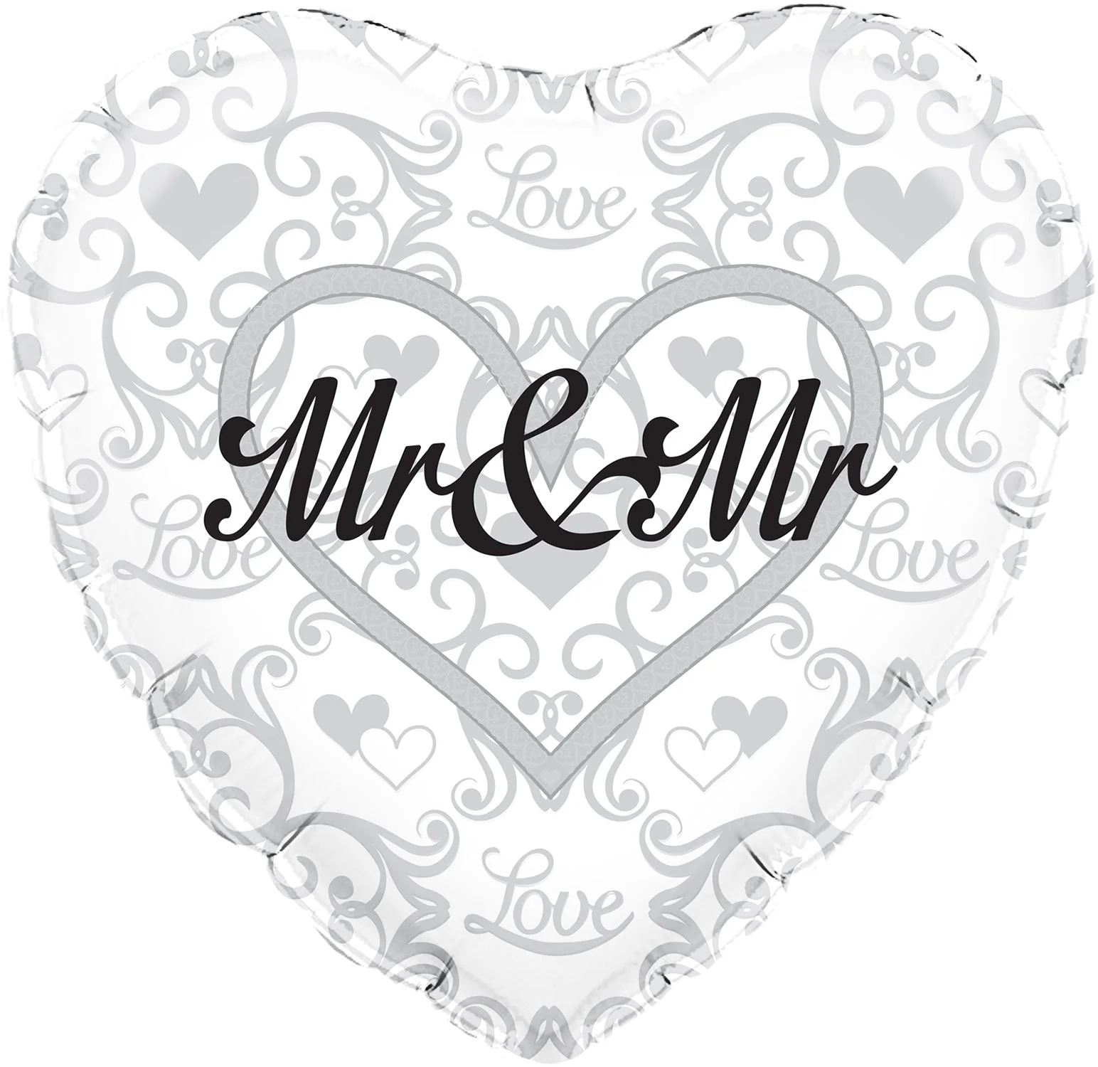 18" Mr & Mr Oaktree Foil Balloon