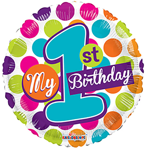 18" My 1st Birthday balloons