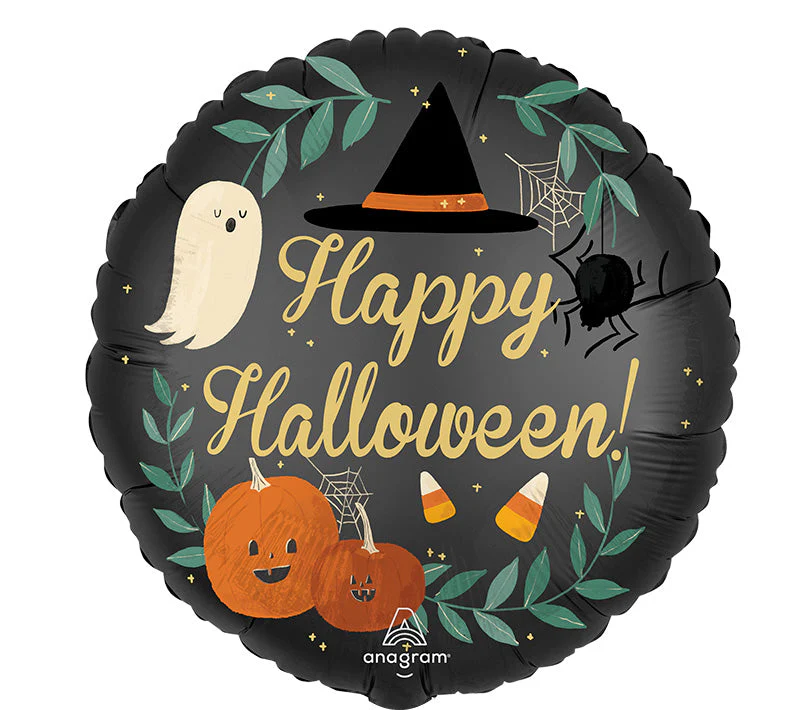 18" Nature in the Night Satin Halloween Foil Balloon