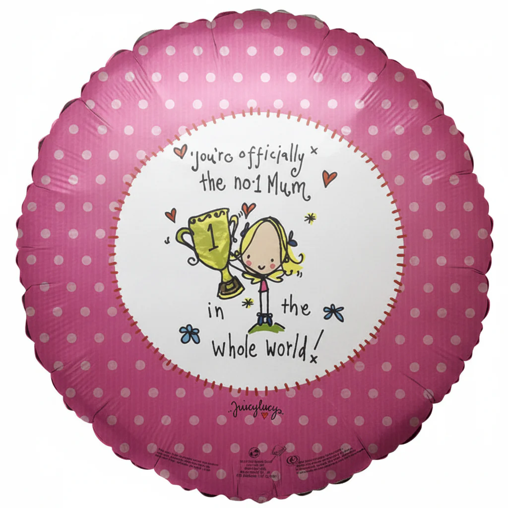 18" Number 1 Mum Foil Balloon