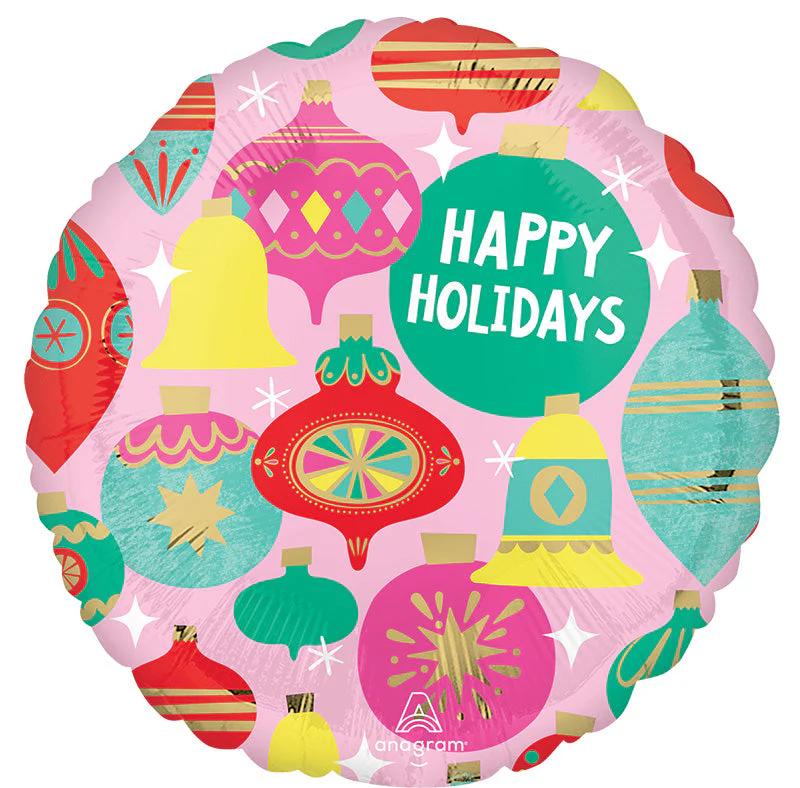 18" Oh, What Fun Ornaments Foil Balloon