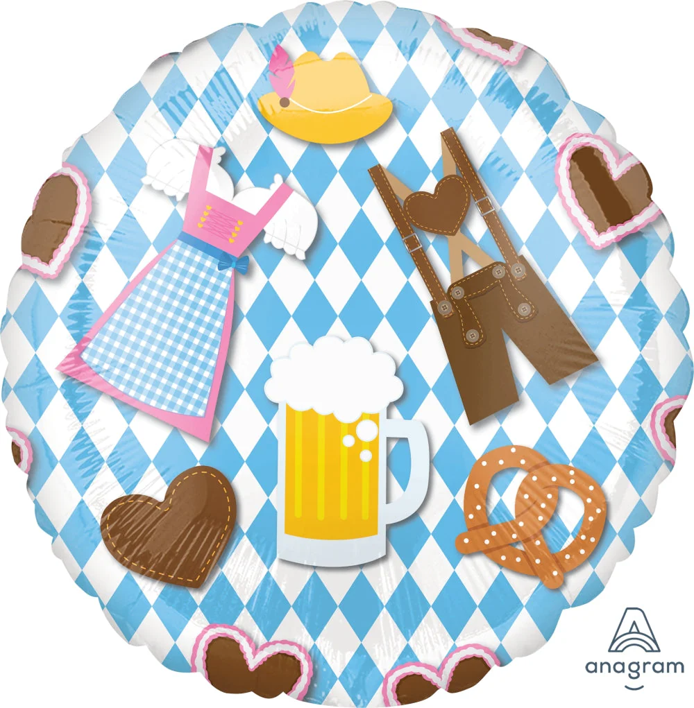18" Oktoberfest Foil Balloon