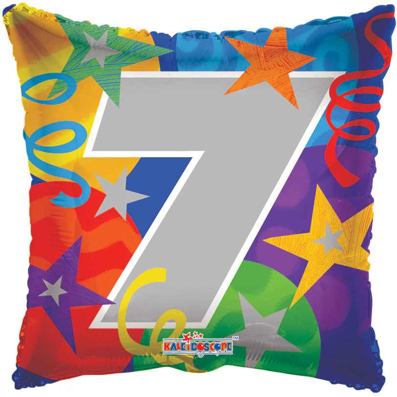 18" Party Number 7 Balloon