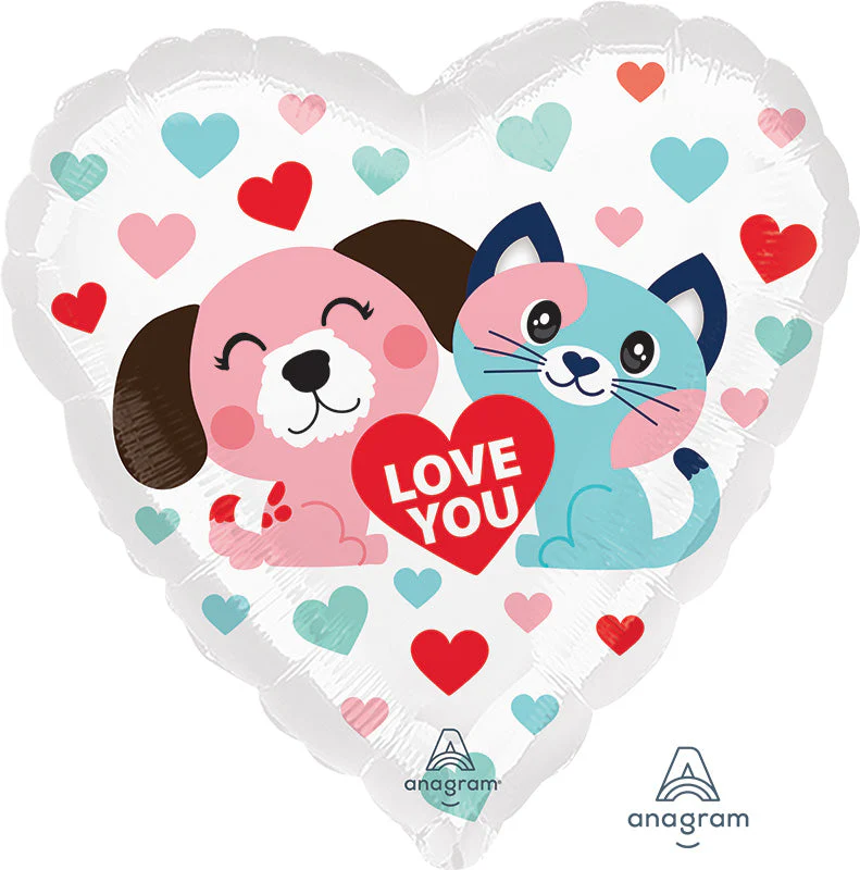 18" Pet Love Foil Balloon