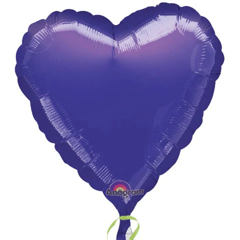 18" Purple Heart Anagram Brand Balloon