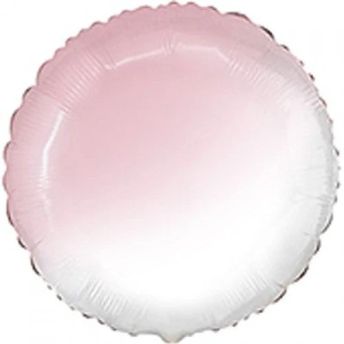 18" Round Baby Gradient Pink Foil Balloon