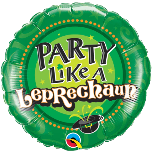 18" St. Pat's Leprechaun Balloon
