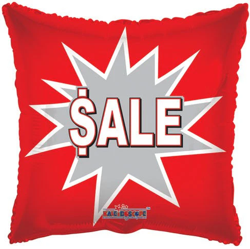 18" Sale Balloon Starburst