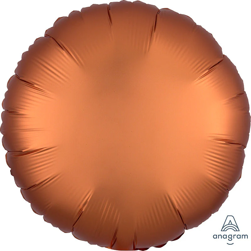 18" Satin Luxe Amber Circle Foil Balloon