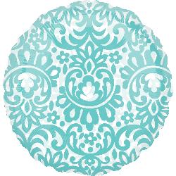 18" See Through Robin's Egg Tapestry Balloon