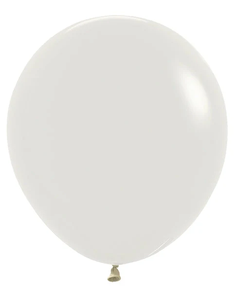 18" Sempertex/Betallatex Latex Balloons (25 Per Bag) Pastel Dusk Cream
