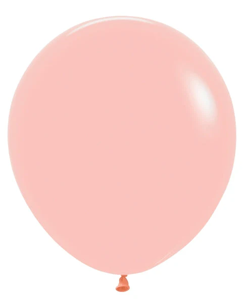 18" Sempertex/Betallatex Latex Balloons (25 Per Bag) Pastel Matte Melon