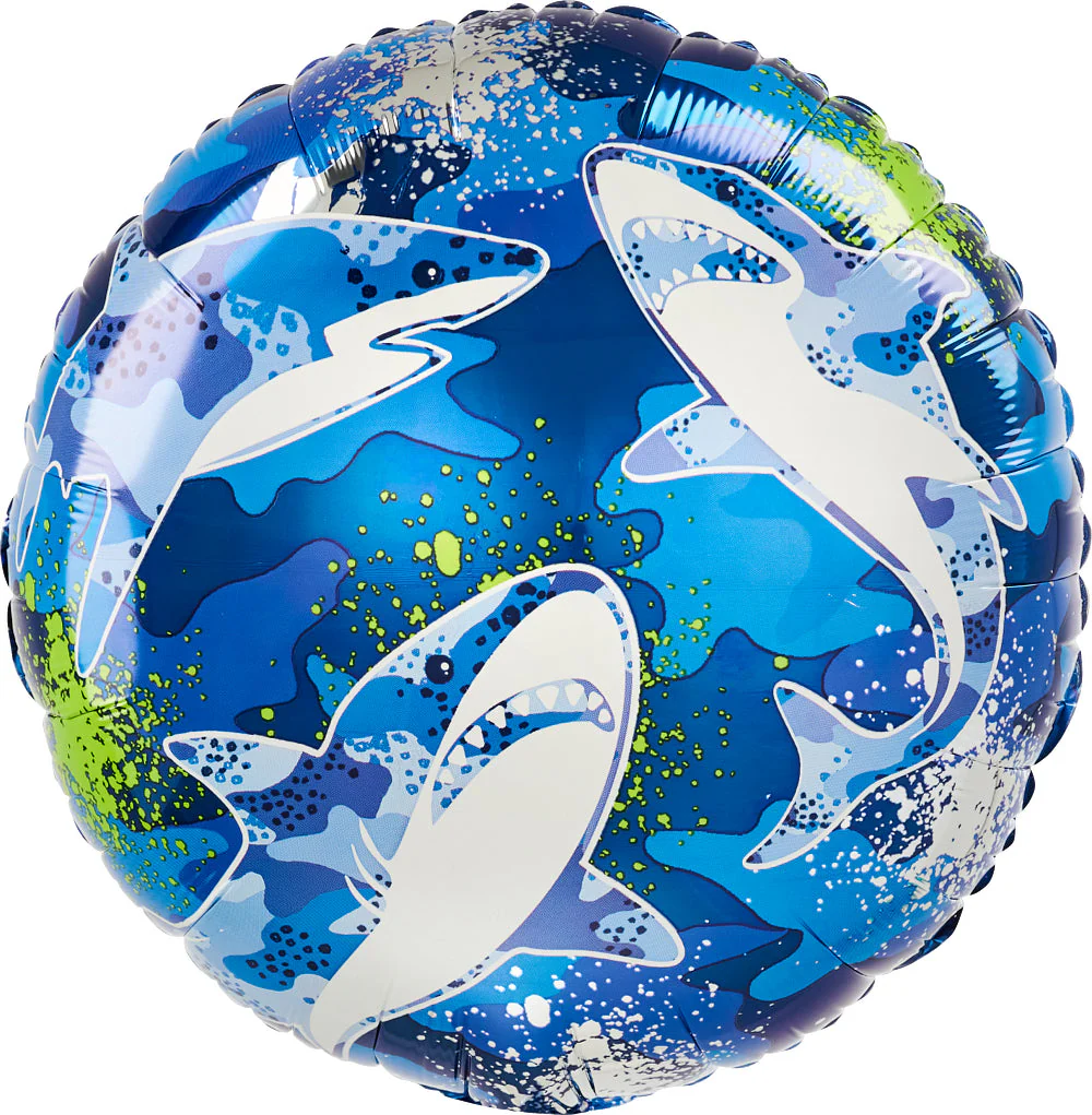 18" Shark Foil Balloon