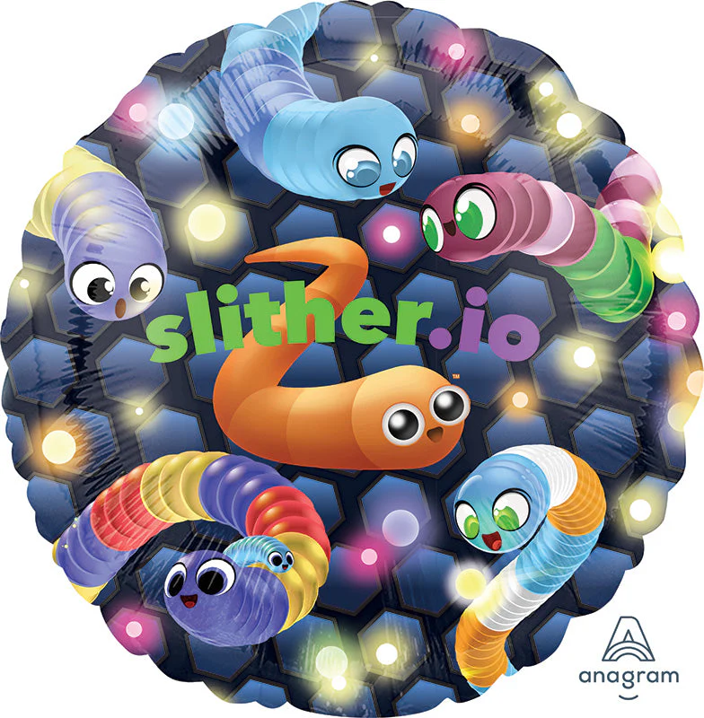 18" Slither.io Foil Balloon
