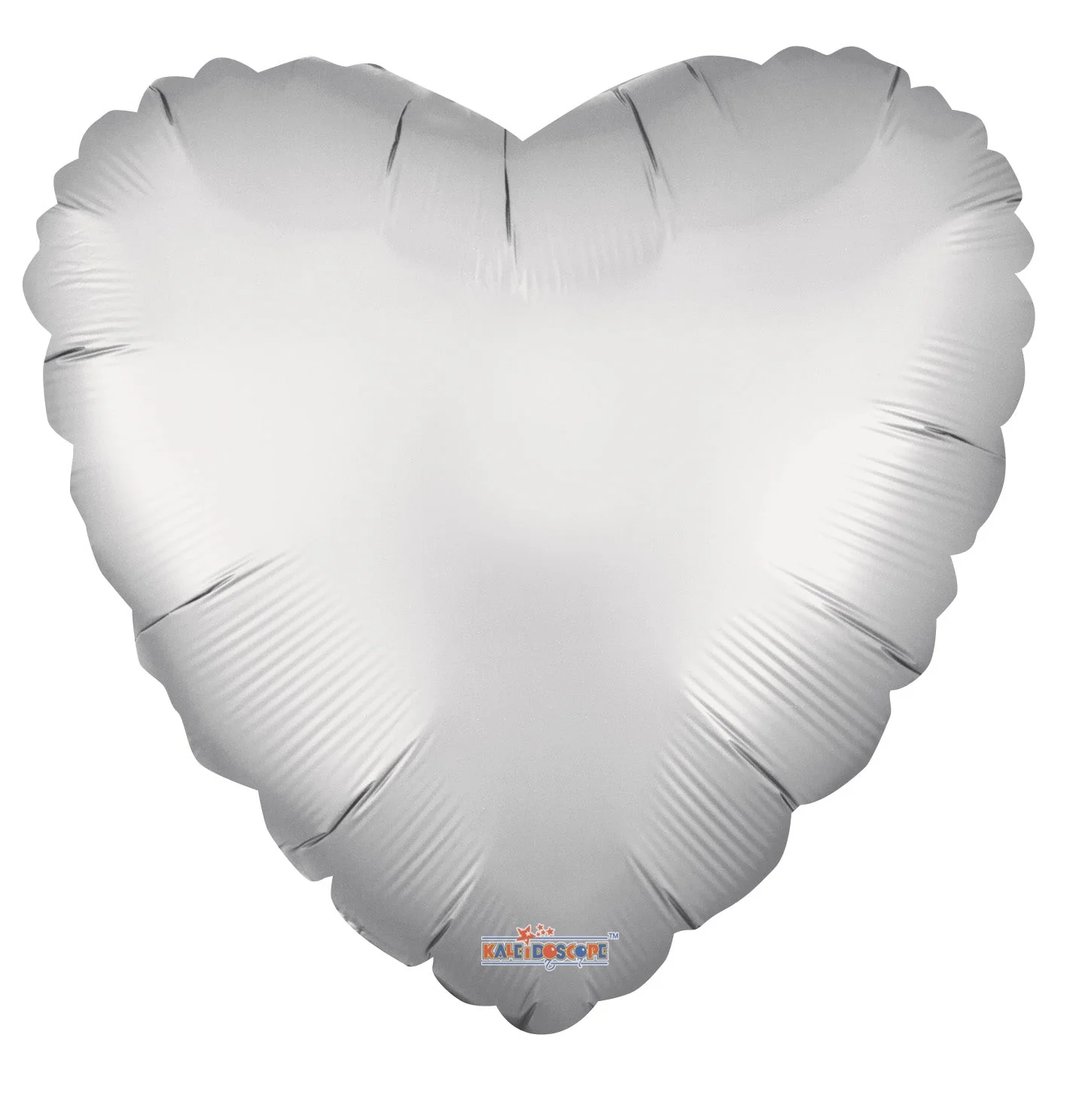 18" Solid Color Matte Silver Foil Balloon