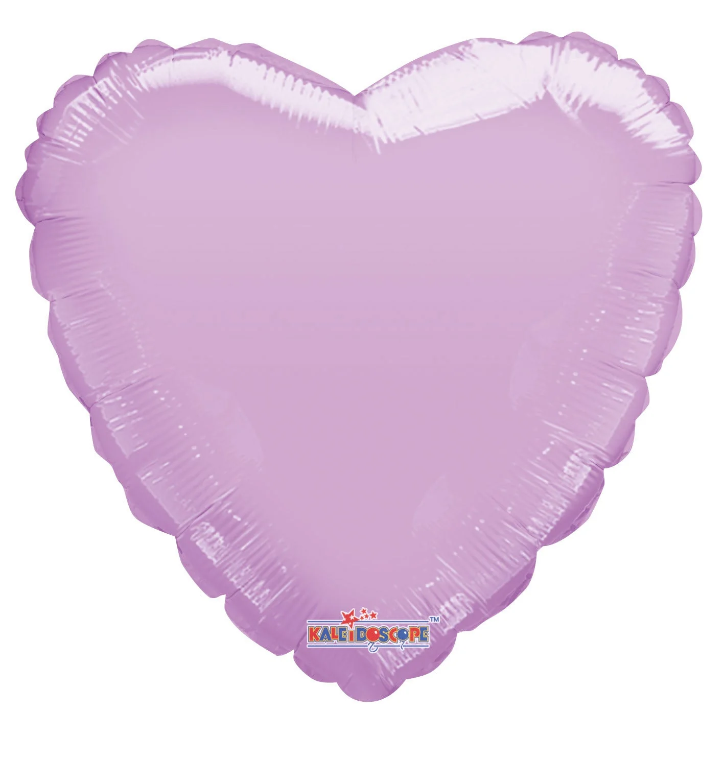 18" Solid Lavender Macaron Heart Gellibean Balloon