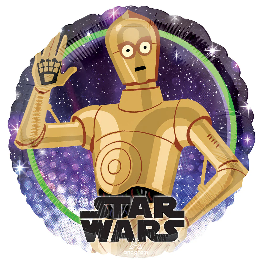 18" Star Wars Galaxy C-3P0 Foil Balloon