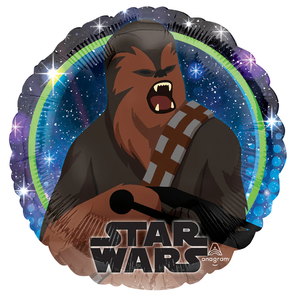 18" Star Wars Galaxy Chewbacca Foil Balloon