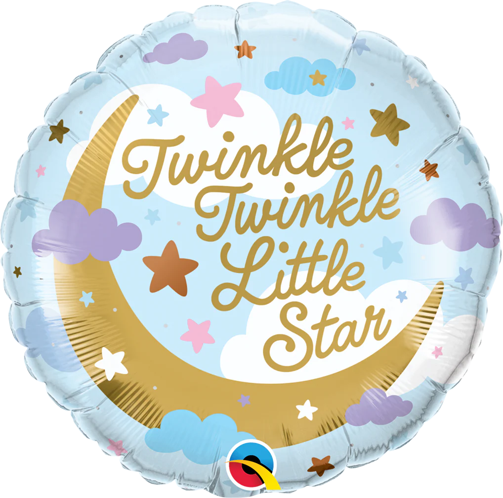18" Twinkle Twinkle Little Star Foil Balloon